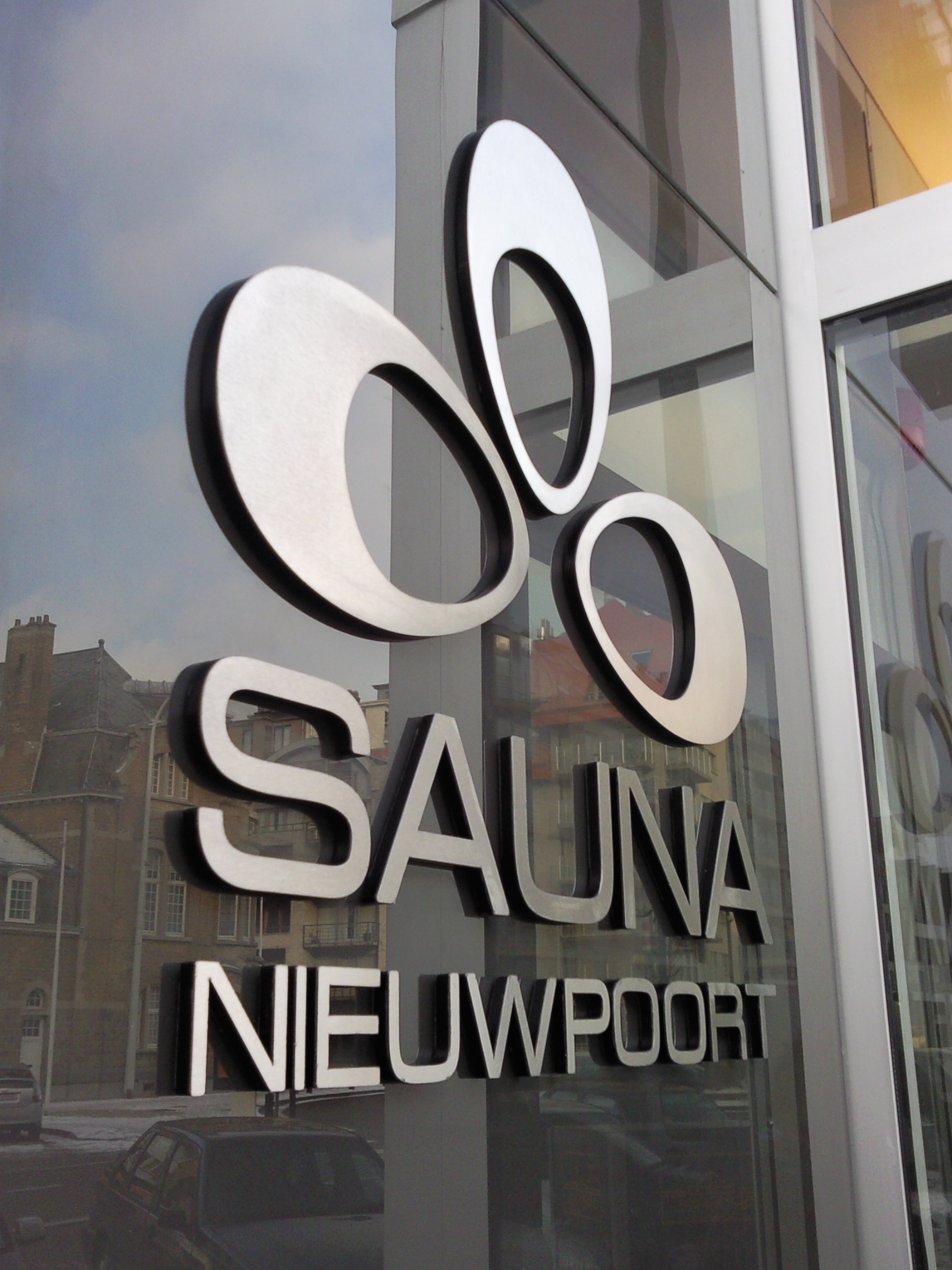 3D letters – Sauna Nieuwpoort