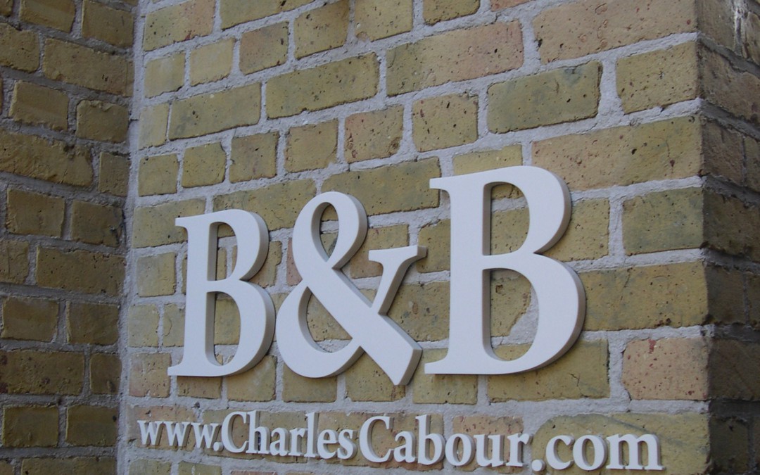 3D letters – B&B Charles Cabour