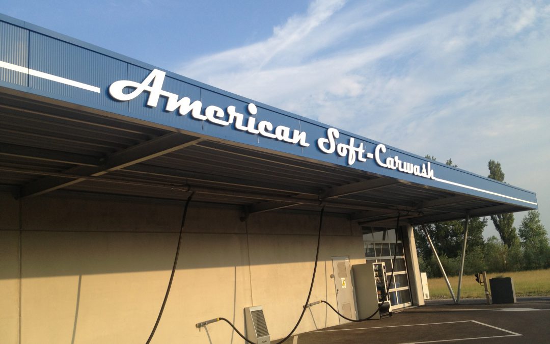 3D letters – American soft-carwash